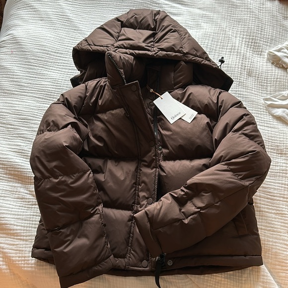 SOLD OUT Quince Responsible Down Cropped Puffer Jacket - Picture 2 of 3
